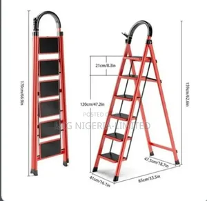 6 Steps Fordable Ladder Home Office Shop Use