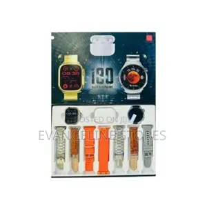 Luxury I80 Suit Extreme Watch, 2 Watches 7 Straps and Airpod