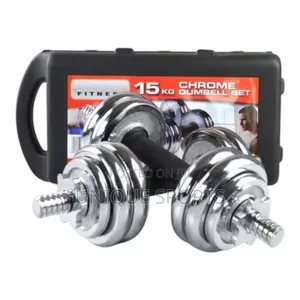 Generic 15kg Case Chrome Dumbbell