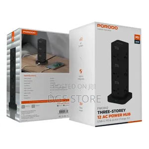 Porodo Fwc042 Three Storey Pd 20w 12 Ac Power Hub
