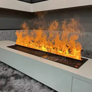 Fake Fire Tv Stand Decoration 3d Led Plug-In