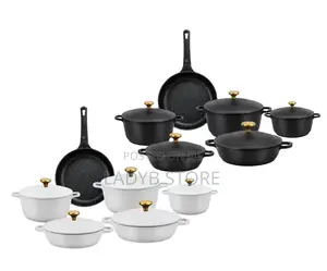 11pcs Hausroland Die Cast Cookware Pot Set