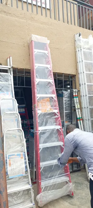 10ft(3mtrs) Double Sided Fiberglass Trestle Ladder