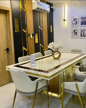 Royal Turkish Marble Dining 6 in 1 Set