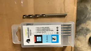 10pcs (5mm) HSS Stainless Drill Bit Set