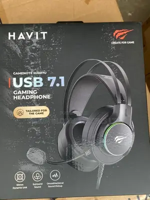 Havit Gaming Headset With Noise-Cancelling Mic Usb 7.1
