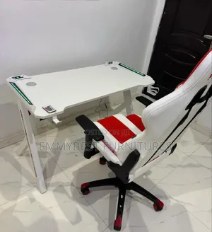 Classic Designed Computer Desk Chair With Electric Light.