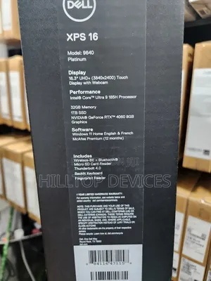 New Laptop Dell XPS 15 32GB Intel Core Ultra 9 SSD 1T