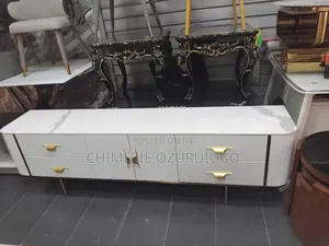 2.2 Meters White Tv Console/Stand