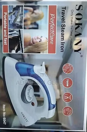 Sokany Travelling Foldable Iron