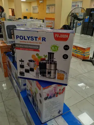 Easy-to-Use Polystar 8-in-1 Juice Food Processor(J808h)