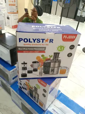 Powerful Polystar 8-in 1 Juice Food Processor(Pv-J80