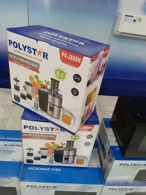 Durable Construction Polystar 8-in-1 Juice Food Processor