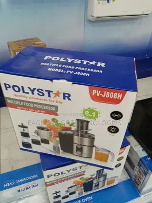 Eco-Friendly Polystar 8-in-1 Juice Food Processor(Pv-J808h)