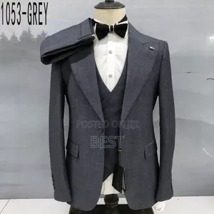 High Quality Rough Material Turkey 3pis Suits For Men