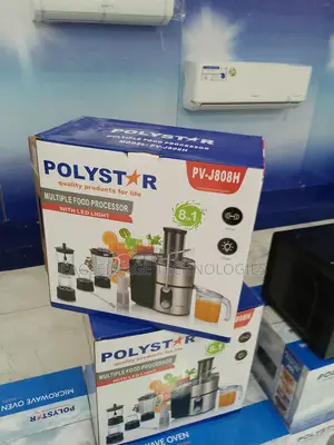 Compact Sytle Polystar Juice 8-in-1 Food Processor(Pv-J808h)