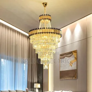 Size 600mm Indoor Long Shape Crystal Chandelier