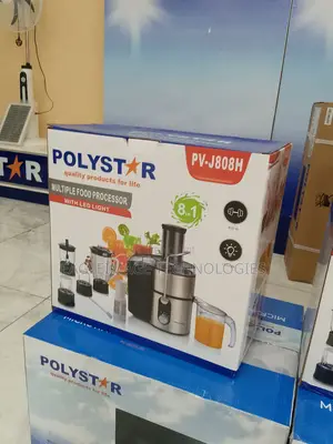 Super Standard Polystar 8-in-1 Juice Food Processor(Pv-J808h