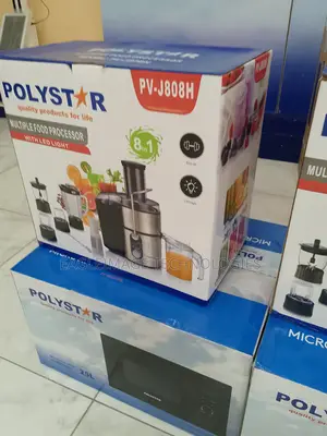 Long-Lasting Polystar 8-in-1 Juice Food Processor(Pv-J808h)