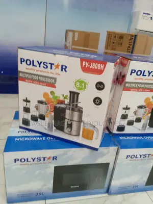 New Stock Polystar 8-in-1 Juice Food Processor(Pv-J808h)