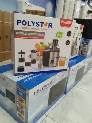 Shop the New Polystar 8-in-1 Juice Food Processor(Pv-J808h)