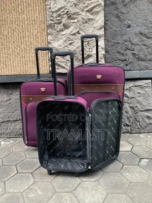 Purple Pologood Travel Luggage 3set
