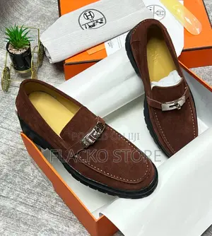 Original Hermes Loafers Shoes