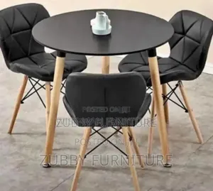 High Quality and Imported Wooden Leg Table and Chairs