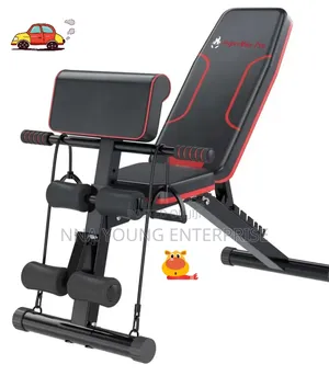 Adjustable Bench Sit Up With Rope