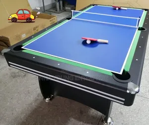 3in1 7ft Snooker Table and Table Tennis Board