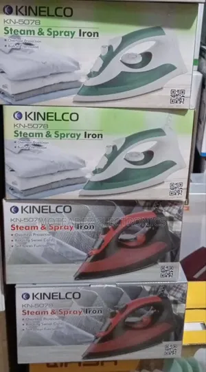 Kinelco 1200w Steam Pressing Iron W/Ceramic Non Stick Plate
