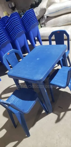 Plastic Table With 4 Chairs