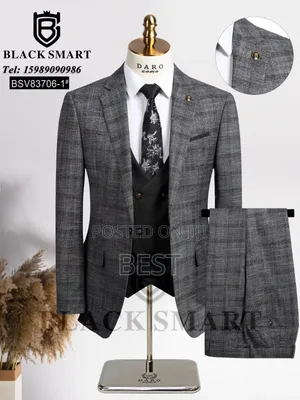 Checked 3pis Quality Suit for Men Now Avl. In 5 Diff. Colors