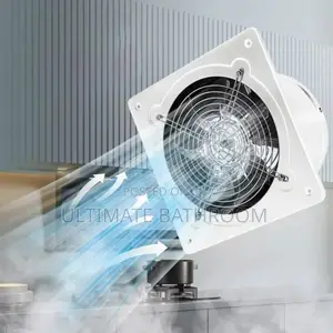 White Stainless Steel Ventilation Fan Wall Mounted