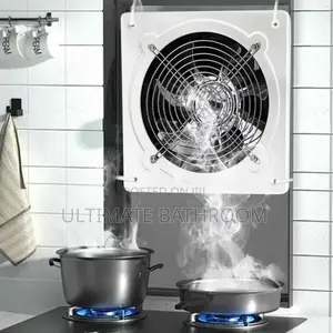 White Stainless Steel Ventilation Fan Wall Mounted