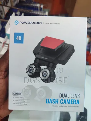 Powerology Cam108 Dual Lens Dash Camera
