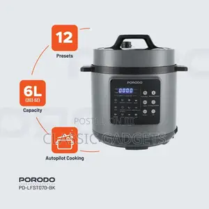 Porodo Lifestyle 1300w Multi-Cuisine 6l Pressure Cooker