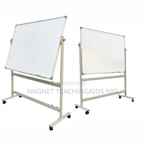 120x120cm Doble Sided White Magnetic Board