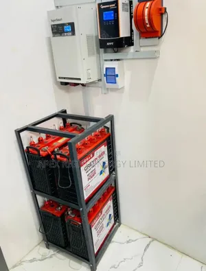 5kva-48v System Setup/ 4pcs-tubular Batteries/ 12pcs-300watt
