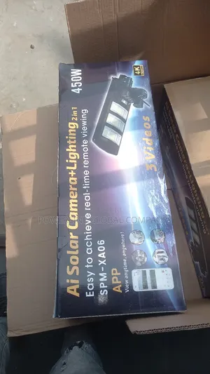 Solar Street Light With 3 Camera for Homes/
