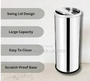 20l Industrial Stainless Swing Dustbin