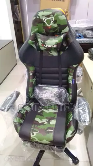 Furgle Gaming Chair Green and Black Color