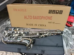 Yamaha Silver Alto Saxophone With Accessories