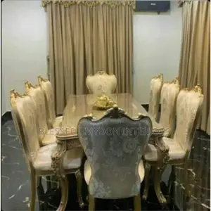 Royal Luxurious Dining Table With 8 Chair