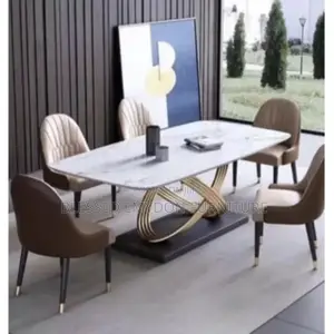 Modern Exclusive Dinning Table Set With 6 Sitting Chair