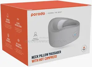 Porodo Neck Pillow Massager With Hot Compress