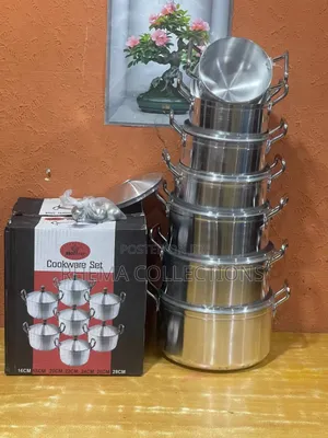 7pcs Hoffner Aluminum Thickened Cookware/Pot Set