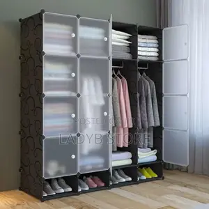 4partition Plastic Wardrobe