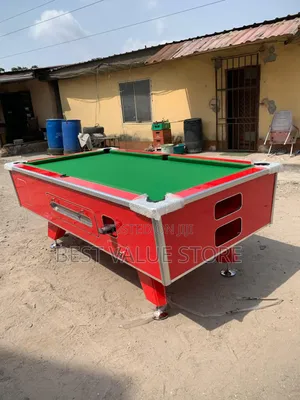 Coin and Marble Snooker With Accessories Red Body