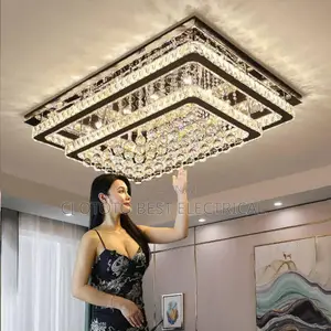 Crystal Flush Luxury Chandelier Light for Your Living Room